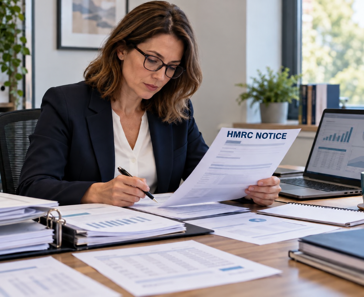 UK tax adviser reviewing an HMRC information notice and requested financial records